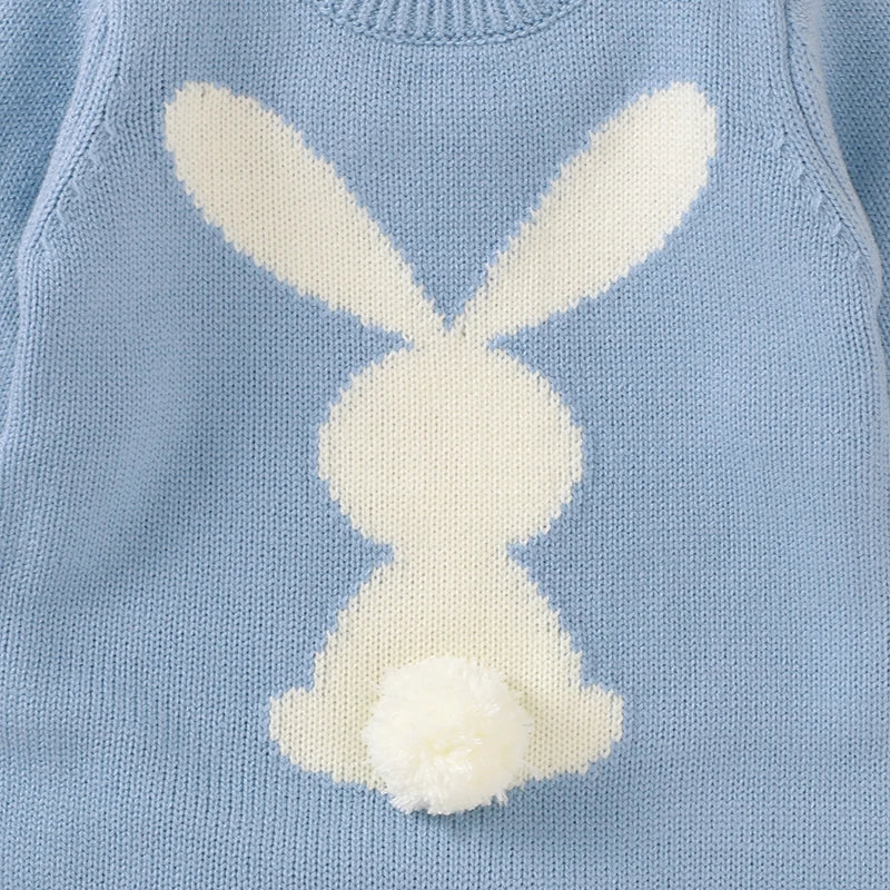 Rabbit Knitted Rompers