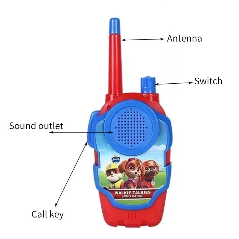 PAW Patrols Toy Walkie Talkies