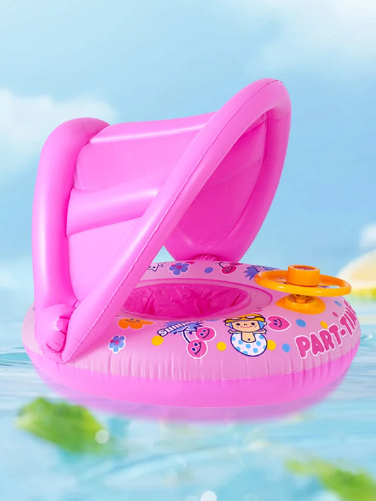 Inflatable Floatie With Sunshade